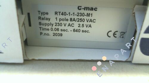 P/N: 021-00151, Type: RT40-1-1-230-M1