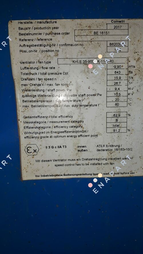 P/No.J7000401 KHLE 35 - 900 - 4K - 11 - 6 - R0 