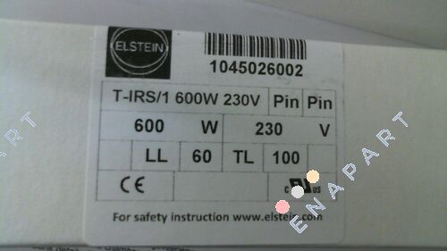 T-IRS/1 (= T-IRS) 600 W 230 V