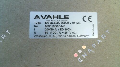 SA-BLS200-2B/20-2-01-MS (p/n 0590198/00-MS)