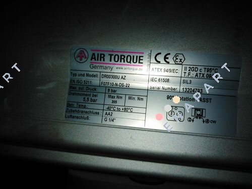 DR00300U AZ S/N: 13204793 Attuatore pneumatico