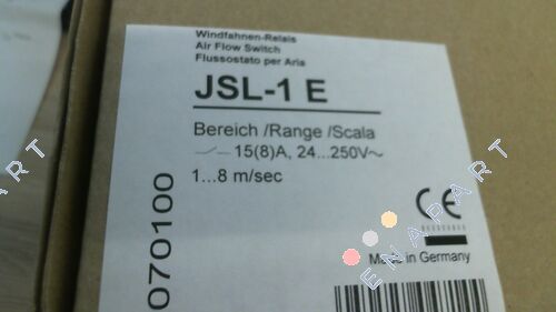 P/N: JA070100 Type: JSL-1E Relè di rilevamento del flusso d'aria
