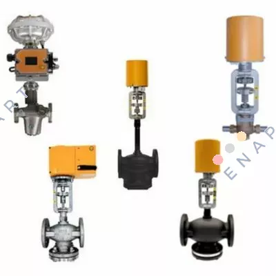 340-2-B-DN 65-PN 16-Kvs 63 Valvola di regolazione, flangiata con attuatore pneumatico