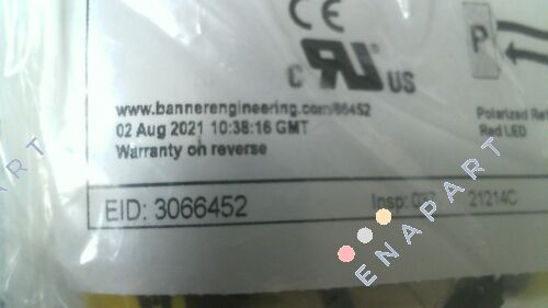 3066452 / QS18VP6LPQ8 Sensore ottico retroriflettente polarizzato