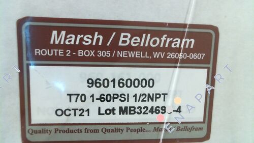 960-160-000 Regolatore di pressione ad alta portata