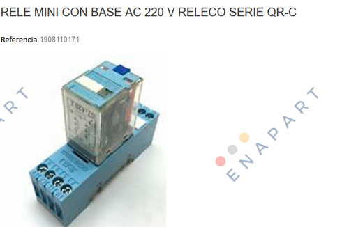 1908110171 SERIE QR-C AC 220 Relè di controllo