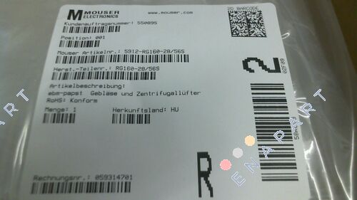 RG160-28/56S Soffianti e cassonetti centrifughi