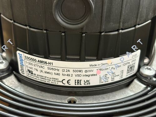 S3G500AM06H1 Ventilatore