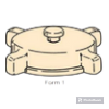 THREADED CAPS BK