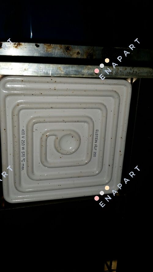 HLF 250W 400V Radiatore a pannello a infrarossi in ceramica