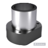 FLANGED GUIDE BUSH FOR BALL BEARING, ISO 9448-5
