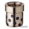 GUIDE BUSH WITH COLLAR, BRONZE WITH SOLID LUBRICANT