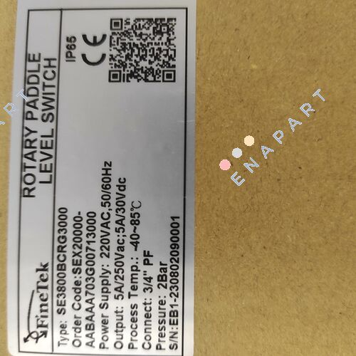 SE3800BCRG3000 interruttore di livello a palette rotante