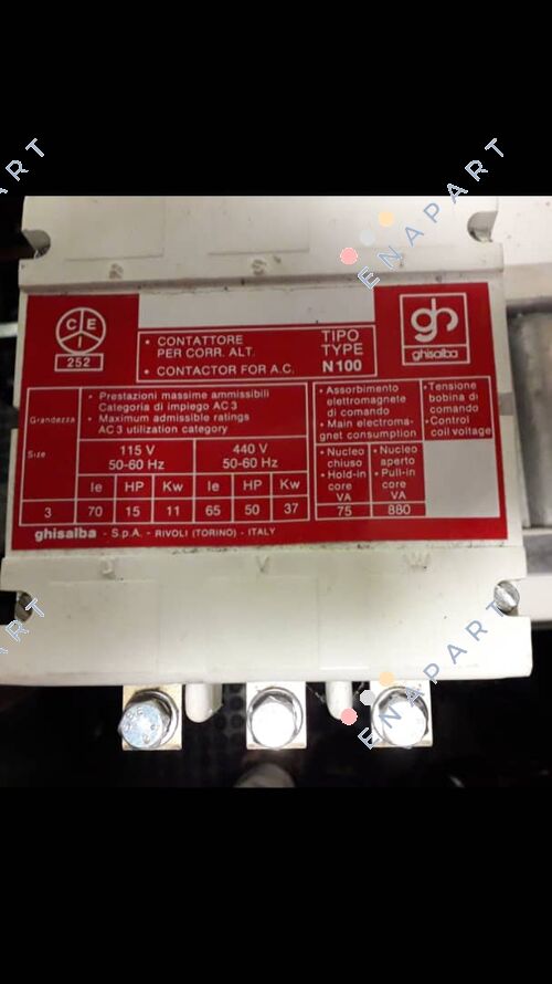 N100-3-22 contattore