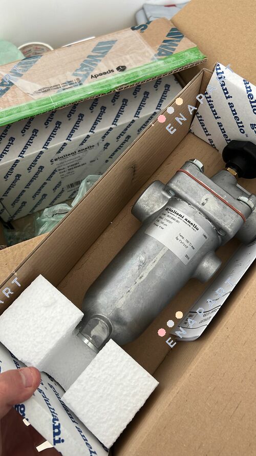 21003/01 filtro autopulente per gasolio e olio combustibile con coperchio e vasca in alluminio