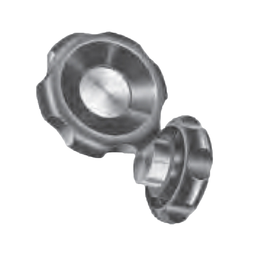 Plastic Lobe Knobs with Six Sides by ELESA®