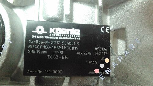 151-0002  (103-0691)  Trasmissione RD3 completo