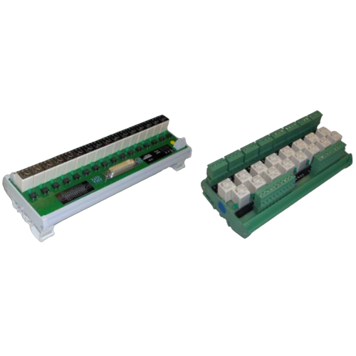 Relay interface and PLC inputs