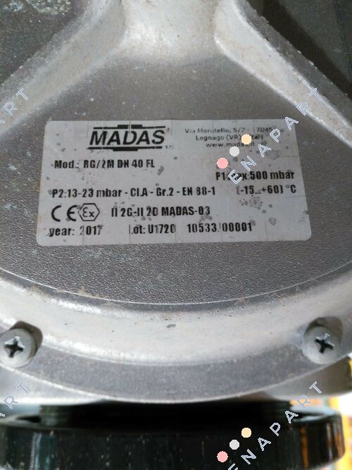 RG/2M, DN 40 regolatori di pressione del gas