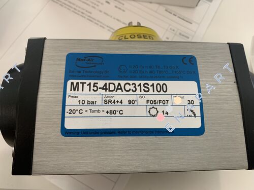 MT15-4DAC31S100 Attuatore pneumatico