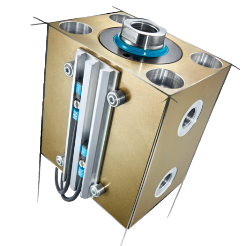 Block cylinder for magnetic field sensors - MBZ 160 and MBZ 160L