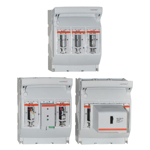 MULTIBLOC® 1.RST8 , Size 1, 250A, 690VAC, Design for bus bar installation, Triple Pole