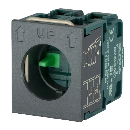 2 N.O. with flange