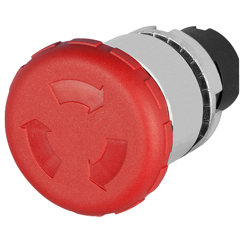 Mushroom push-button Ø 40, twist release