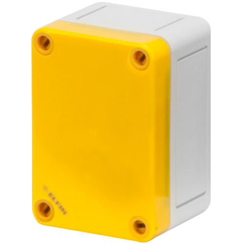 Yellow undrilled lid