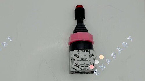 030MPPNB Interruttore a joystick di controllo a 2 posizioni con interblocco di sicurezza mantenuto 2 N.O.+2 N.C