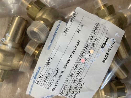 D7/CS Valvola di sicurezza