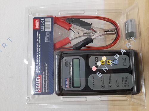 BT2002 Tester digitale per batterie e alternatori