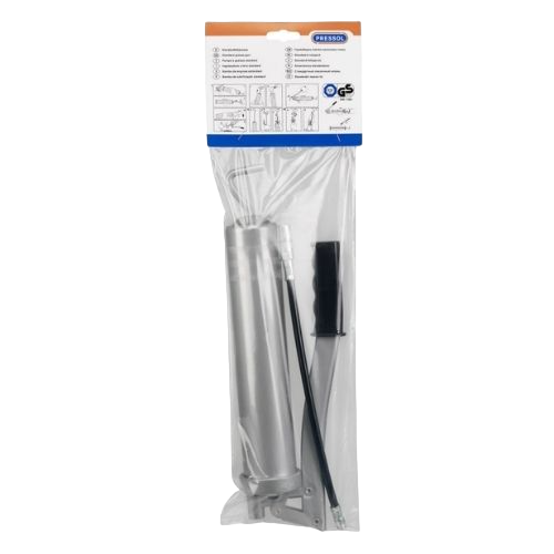 Standard grease guns in self-service package