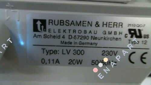 LV 300 (230V AC blowing) ventola e filtro