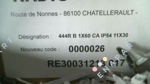 RE 0444R1B0.06CA Tachogeneratore DC montato su flangia Radio Energie