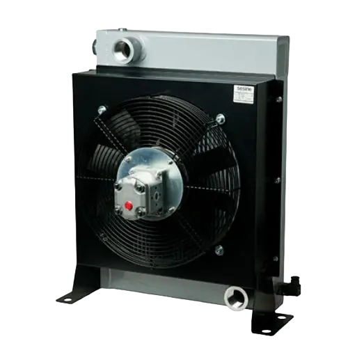 Heat exchanger with hydraulic motor (BC)