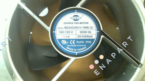 M254GAN11-1WB Ventilatore AC in metallo