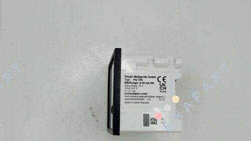 PQ72K (MB: 0-20mA) Misuratori analogici con movimento a bobina mobile, quadrante a 90°