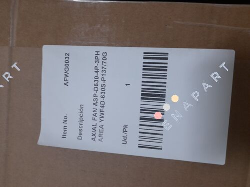 ASP-D630-4P-3PH / YWF4D-630S-P137/70G ventilatore assiale